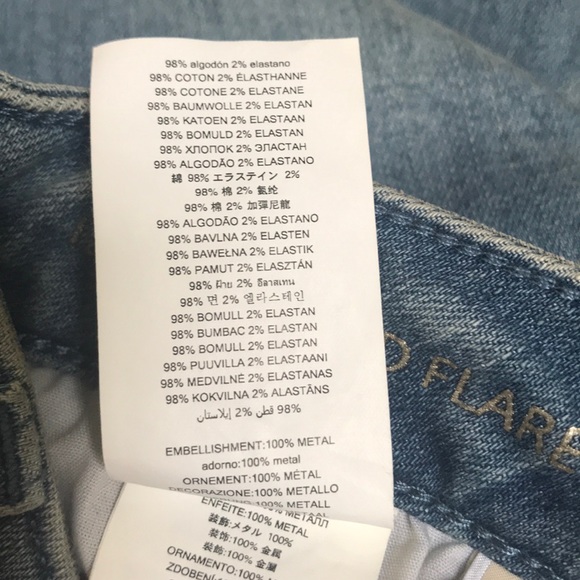 🌸Sale🌸 Michael Kors Jeans Embl Izzy Cropped Flare Slim Women's JS99CPL6TW - Picture 8 of 8